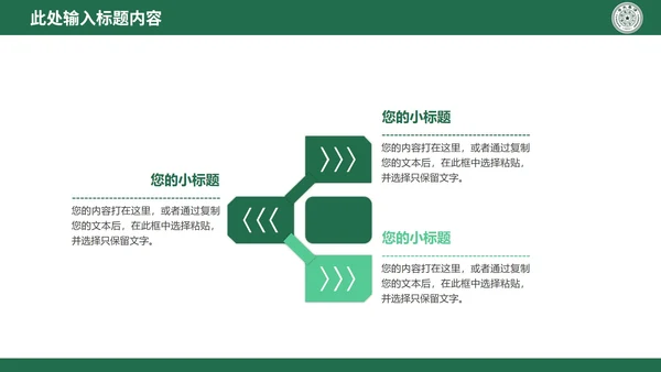 绿色硕士毕业论文答辩PPT模板