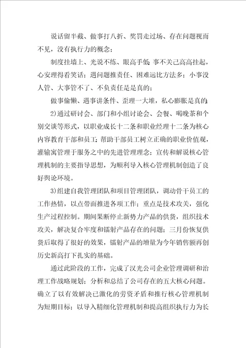 公司治理的总结