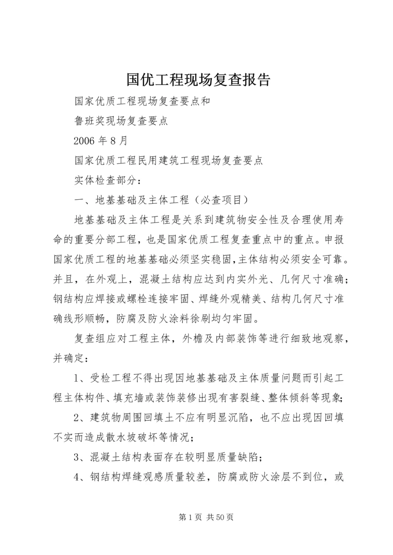 国优工程现场复查报告.docx