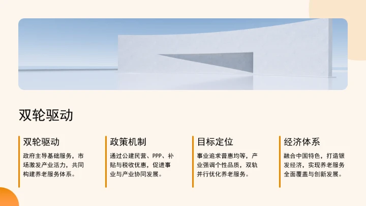 对于未来趋势与发展银发经济的政策过程ppt课件