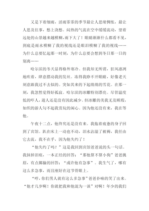 冬天的怀想作文.docx
