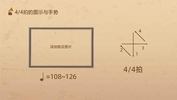 棕色复古怎样指挥唱歌PPT模板宣传PPT动态PPT