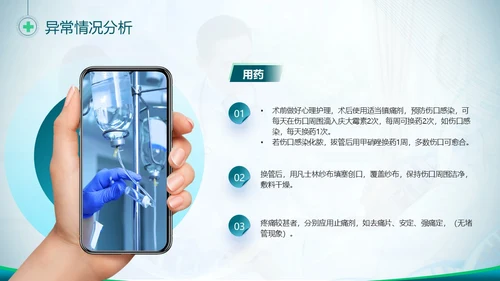 胸腔闭式引流管的护理蓝色绿色简约商务医疗胸腔闭式引流管护理PPT护理查房