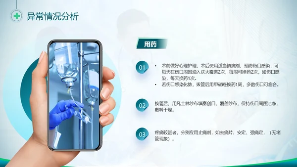 胸腔闭式引流管的护理蓝色绿色简约商务医疗胸腔闭式引流管护理PPT护理查房