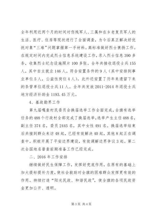 乡镇民政局年度工作总结和工作安排.docx