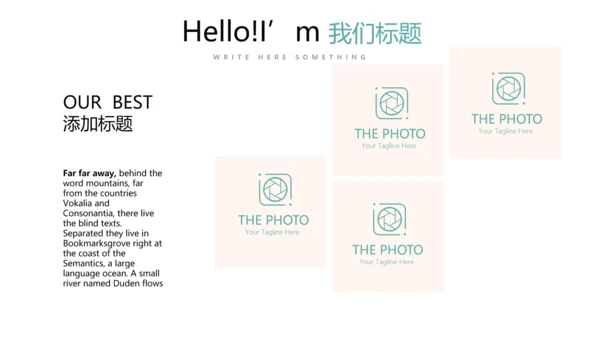 质感小清新公司产品介绍宣传通用PPT动态模板
