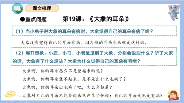 统编版二年级语文下学期期末核心考点集训第七单元（复习课件）