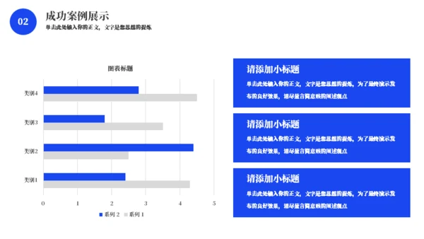 蓝色商务风年终总结通用PPT模板
