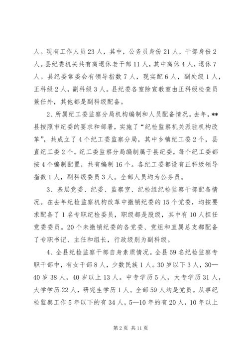 纪监干部队伍建设状况调研报告 (2).docx