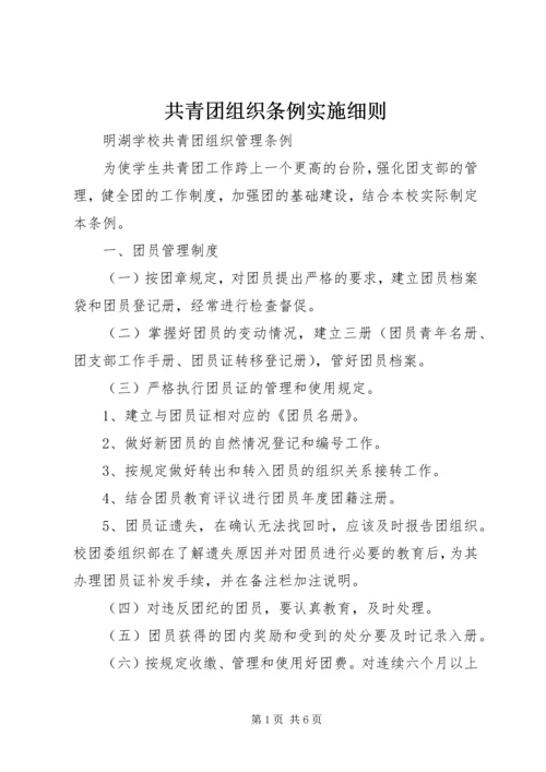 共青团组织条例实施细则 (3).docx