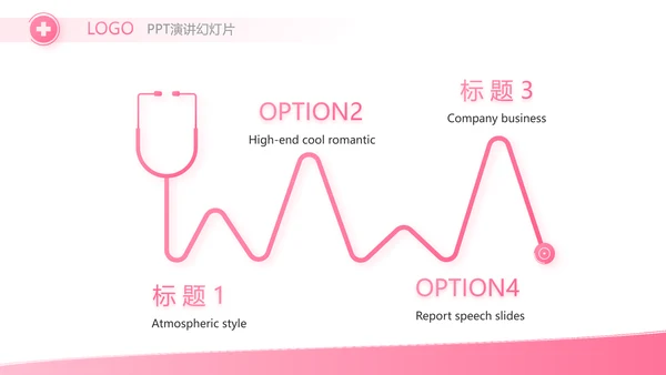 粉色丝带妇科工作总结汇报动态PPT