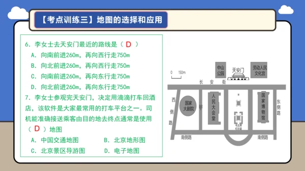 【学霸提优】 第二章  地图（复习课件35张）-人教版（2024）七年级地理上册