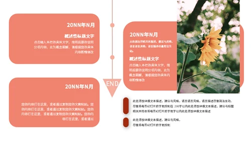 温馨花店花卉主题通用PPT模板