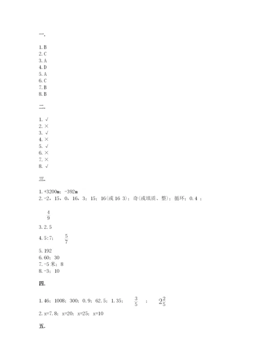 苏教版六年级数学小升初试卷附完整答案（有一套）.docx