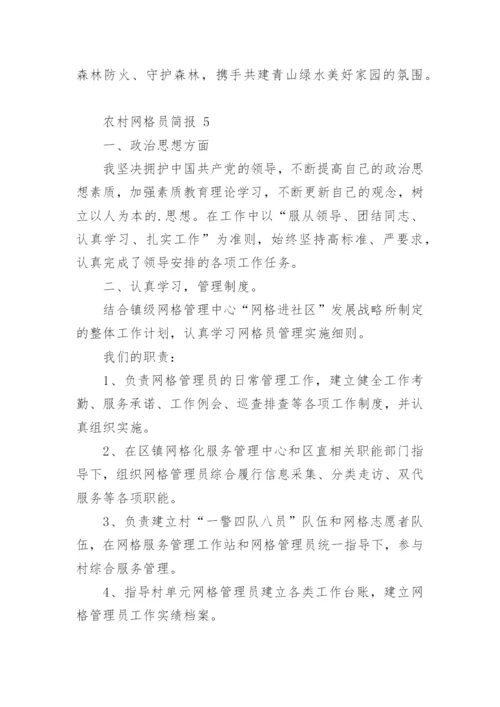 农村网格员简报.docx