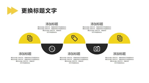 黄色简约风毕业论文答辩PPT模板