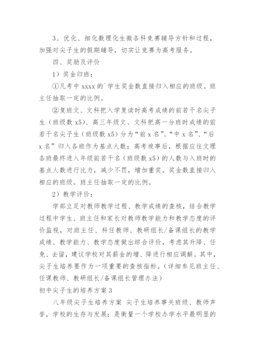 初中尖子生的培养方案.docx