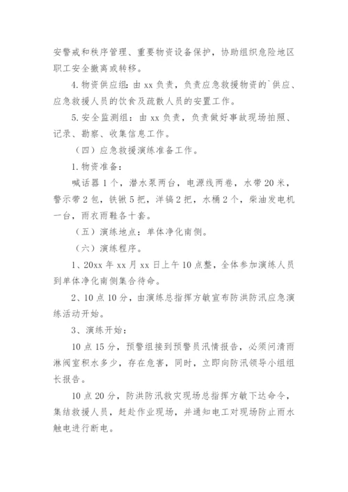 防洪防汛应急演练方案.docx