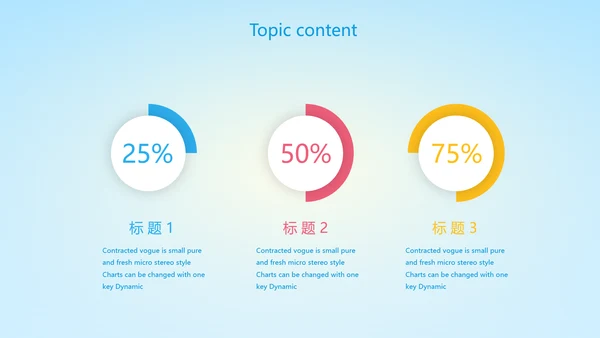蓝色卡通在线教育教学动态PPT模板