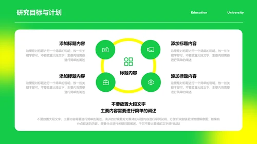 黄绿色弥散极简开题报告演示PPT模板