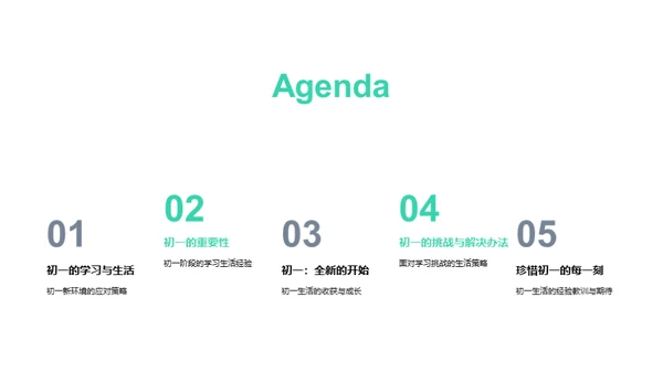 初一：挑战与成长