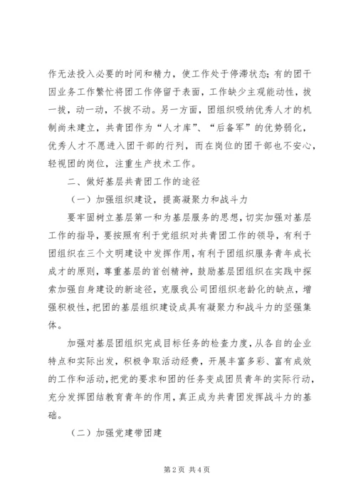 基层共青团工作调研报告 (5).docx