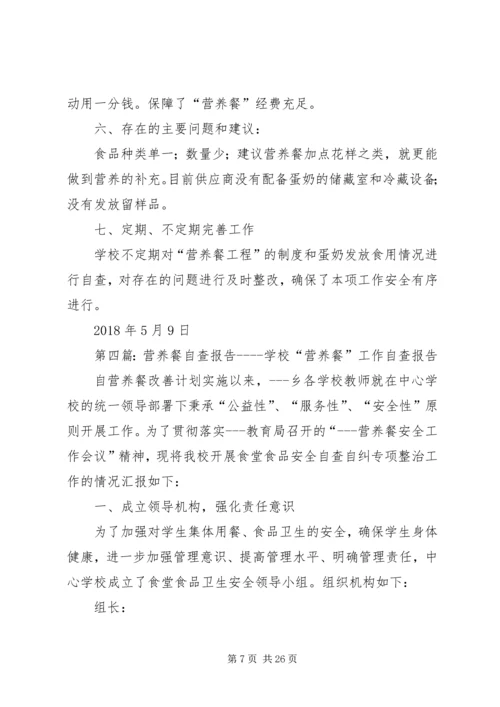 营养餐自查报告 (4).docx