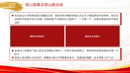 党史战役学习辽沈战役塔山阻击战党课PPT课件