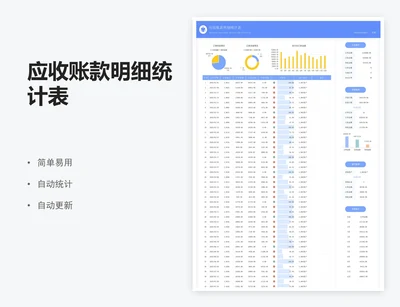 应收账款明细统计表