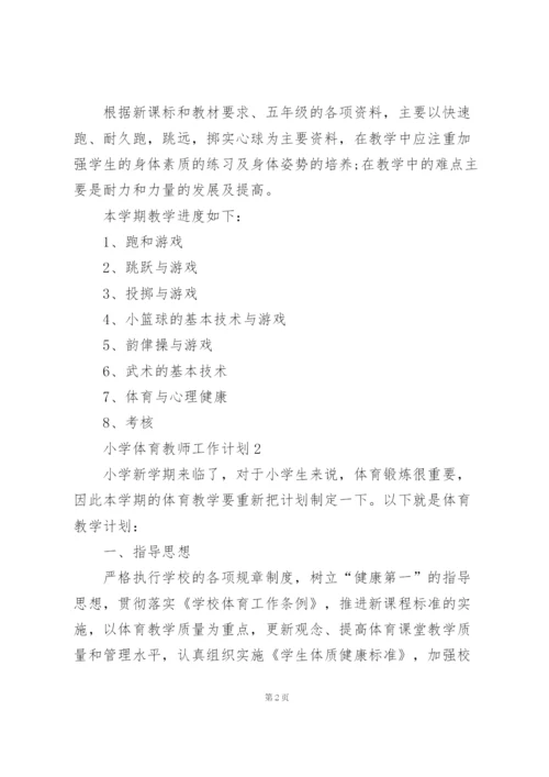 小学体育教师工作计划范文3篇.docx