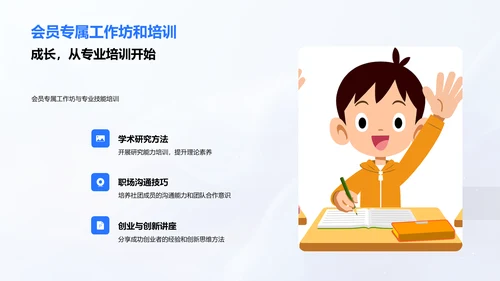 社团活动历程及展望PPT模板