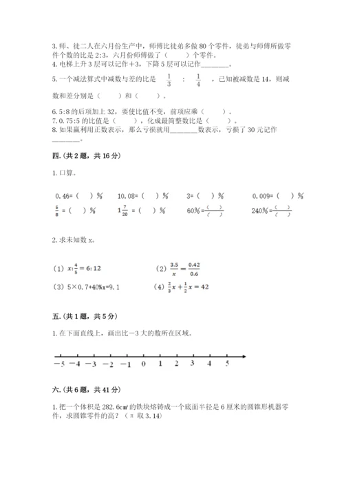 小学毕业班数学检测卷【黄金题型】.docx