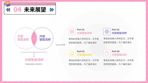 粉色复古风通用工作汇报PPT