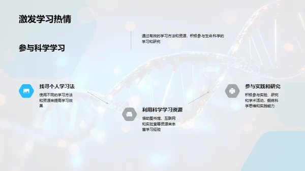 生命科学的探索之旅