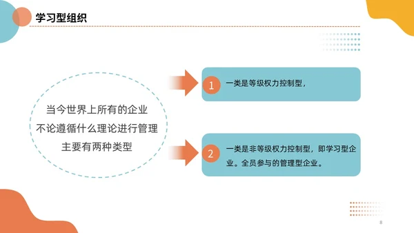 插画风简洁彩色五型班组创建精英团队商务PPT培训