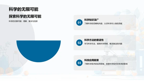 探秘科学世界PPT模板