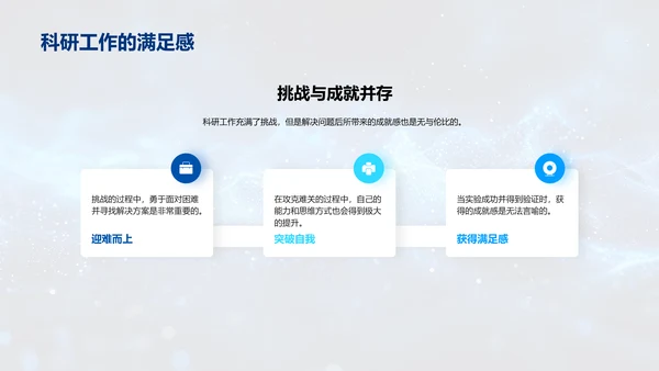 科研工作汇报PPT模板