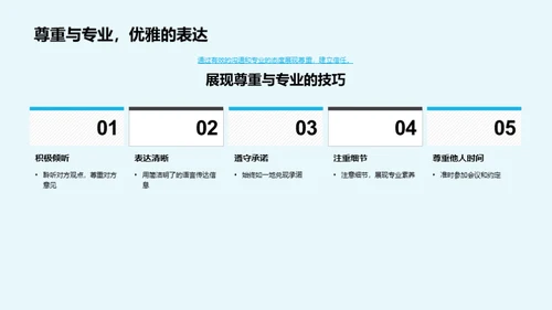 商务礼仪与财务交融