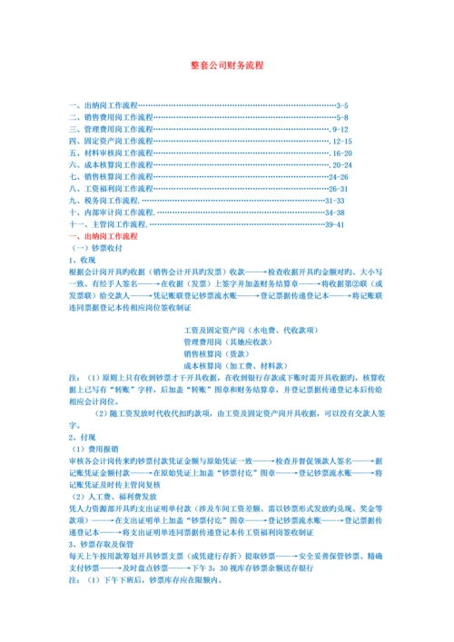 整套公司财务标准流程.docx