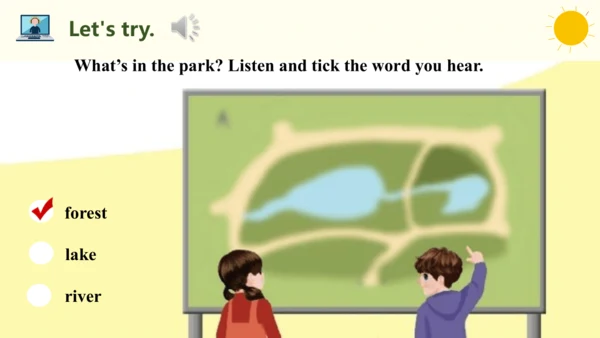 Unit 6 In a nature park Part A Let's try & Let's t