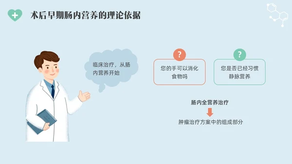 彩色水彩简约插画肠内营养的护理企业培训PPT全民营养周