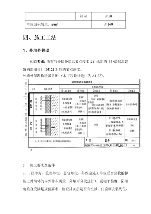 施工方案(改性聚苯板)