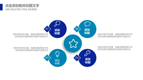 蓝色简约企业员工素质培训通用PPT模板