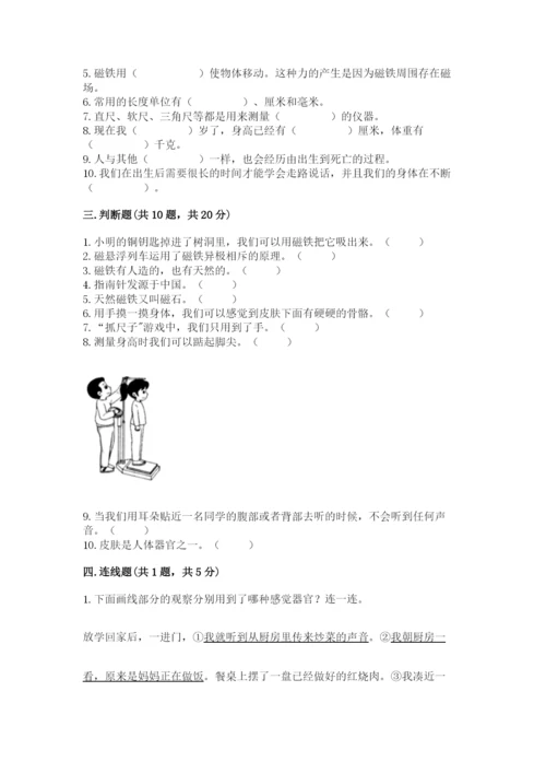 教科版小学科学二年级下册 期末测试卷（典优）.docx