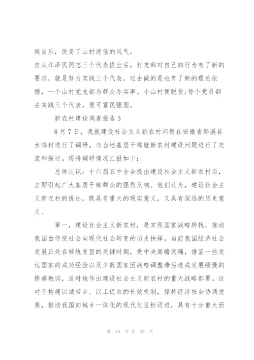 新农村建设调查报告范文.docx
