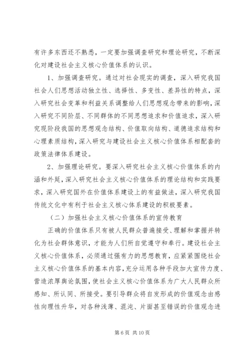 学习建设社会主义核心价值体系心得体会 (2).docx