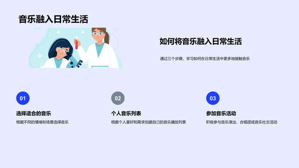 音乐生活实践PPT模板