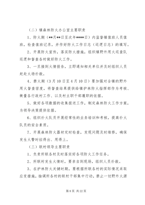 乡镇清明期间森林防火实施方案三篇.docx