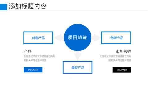 蓝色商业提案企业宣传公司简介PPT模板