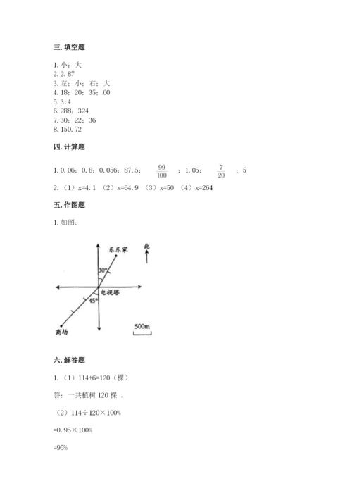 北师大版小学六年级下册数学期末检测试题精品【必刷】.docx